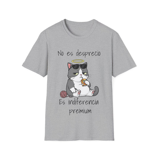 Camiseta unisex – Ñeñe No es desprecio, es indiferencia premium